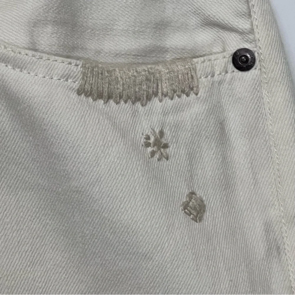 New Polo Ralph Lauren Avery Boyfriend Ivory‎ Wash Patchwork Jeans - Picture 9 of 14
